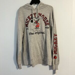 Men's Large Disney Mickey Mouse Hoodie. The Original Mickey Sleeve Kangaroo Pock